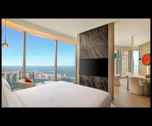 Dentro del hotel más alto de Dubái